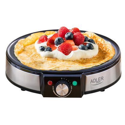 Crepera Antiadherente 1600w 30d C/accesorios  Para Untar Y Volear Tortitas/tortillas
