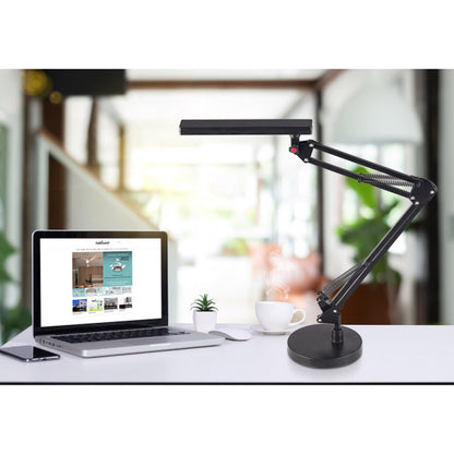 Desk lamp Articulated Hematites 7w 560lm Black 3000-4000-6000k 53x15x55 Cm Reg.Intensity