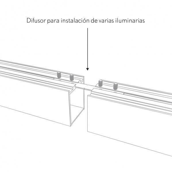 Difusor Para Line X Regleta 4,5x300