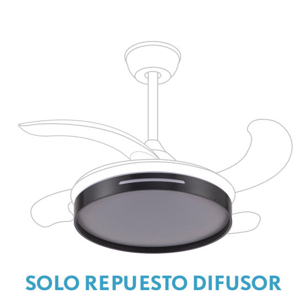 Difusor Ventilador Mbatis Negro