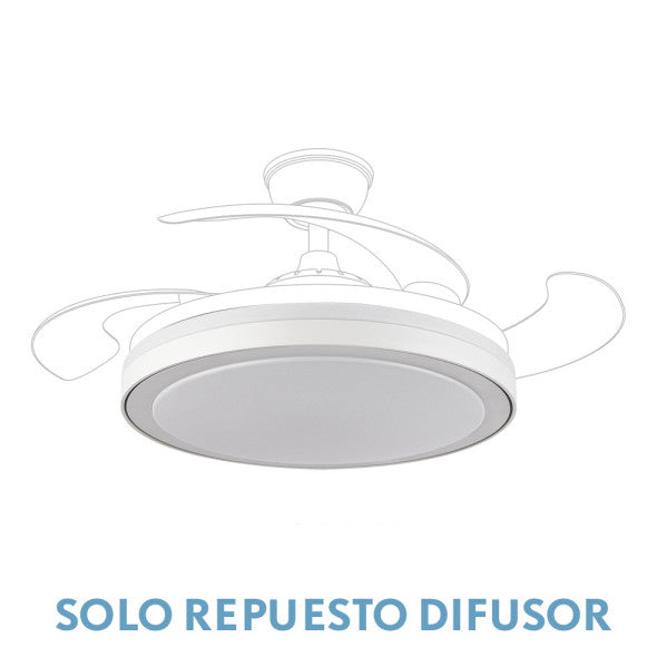 Difusor Ventilador Pequeño Esparta 91D Blanco (4 cogidas)