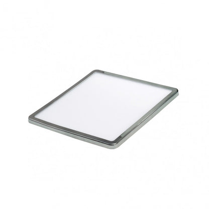 Downlight 15w 5500k Cromo Providencia 1280lm 1x17,5x17,5 Cm De Empotrar Corte Ajustable 5x5-15,58x15,58 Cm