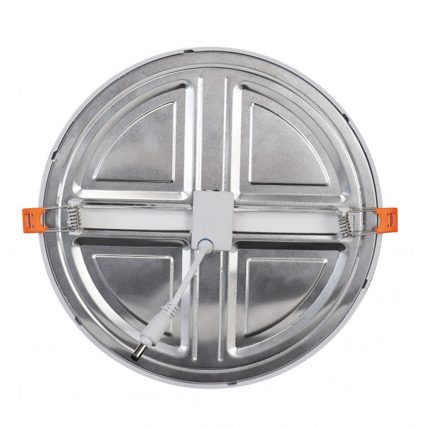 Downlight 20w 5500k Blanco Lejania 1x23x23 Cm 1900lm Empotrar Corte Ajustable 5-21d