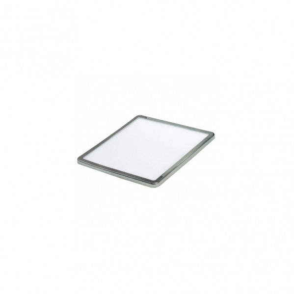Downlight 8w 4000k Cromo Providencia 586lm 1x11,8x11,8 Cm De Empotrar Corte Ajustable 4,5x4,5-8x8 Cm