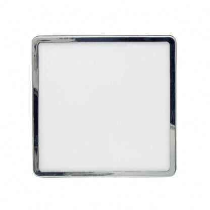 Downlight 8w 4000k Cromo Providencia 586lm 1x11,8x11,8 Cm De Empotrar Corte Ajustable 4,5x4,5-8x8 Cm