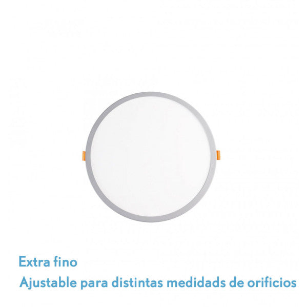 Downlight 8w 5500k Blanco Lejania 1x12x12cm  760lm Empotrar Corte Ajustable 5-10,5d