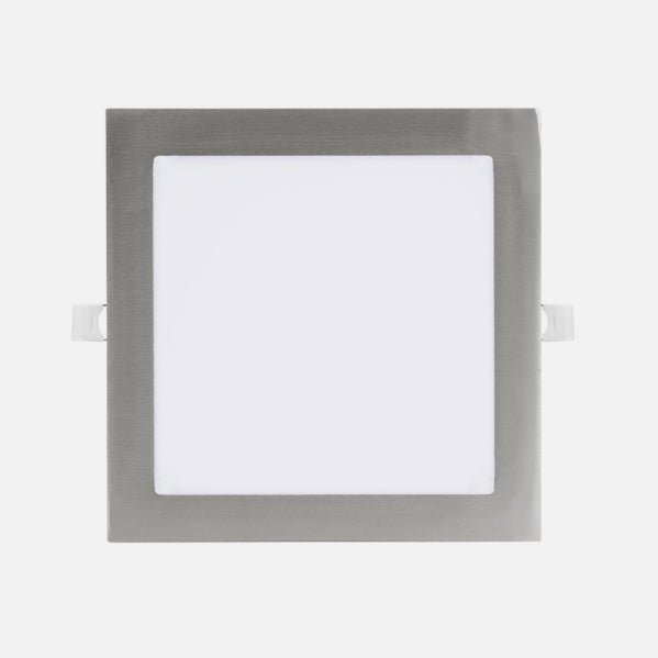Downlight Empotrar Abaco 24w 3000-4000-6500k Niquel 2160lm Cuadrado 1,3x22,5x22,5cm Corte 20d