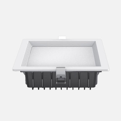 Downlight Led Intego Pro Cuad. 32w 1880lm 7x22x22 Cm Blanco 6400k  Corte 19x19 Cm