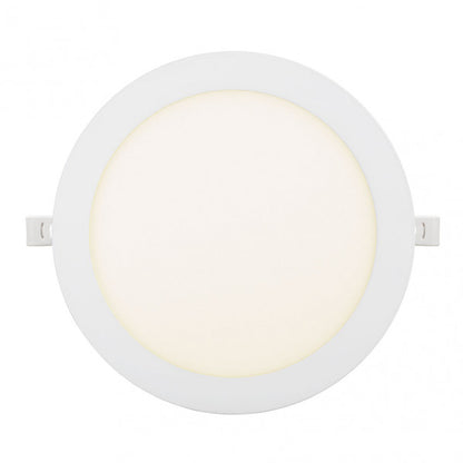 Downlight Obsidiana 24w 4000k Blanco Redondo 2040lm  2,5x30x30 Cm Corte 27,5 Cm