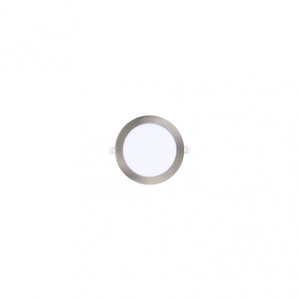 Downlight Obsidiana 4w 6500k Niquel Redondo 320lm 2,5x9x9 Cm Corte 7 Cm