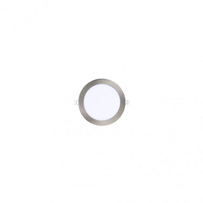 Downlight Obsidiana 4w 6500k Niquel Redondo 320lm 2,5x9x9 Cm Corte 7 Cm