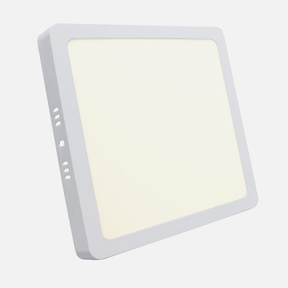 Downlight Superficie Cuadrado Selenita 12w 4000k Blanco 1080 Lm 2,8x17x17 Cm