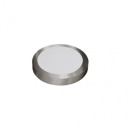 Downlight Superf.diabasa 12w 4000k Niquel Redondo 1080lm 3,5x17x17 Cm