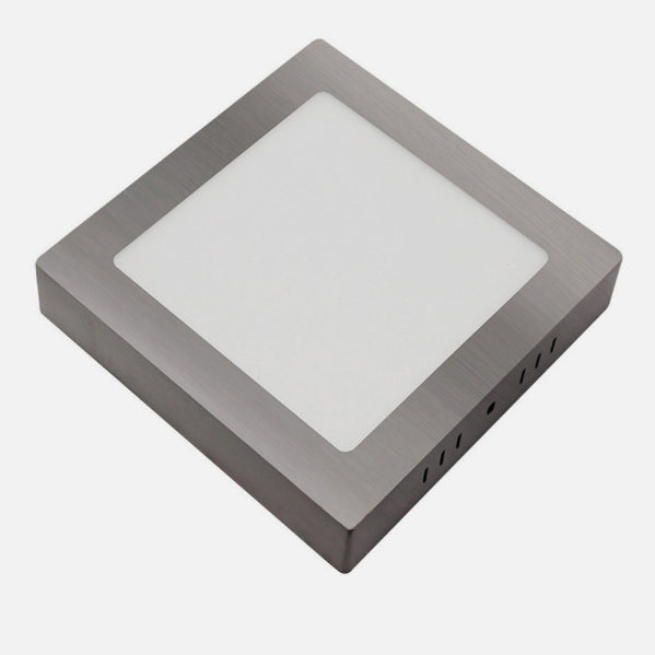 Downlight Superf.gabro 24w 3000k-4000k-6500k Niquel 2160lm 3,5x29x29 Cm