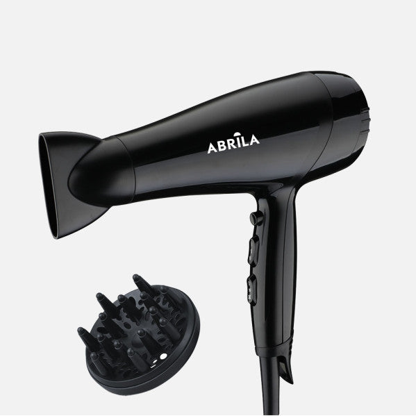 Dryer Dc Jivan Black 2200w 2vel.3temp.c/diffuser Sist.Ionic,function Cool,filter Extraíble and Ring 26,5x27x8,5cm