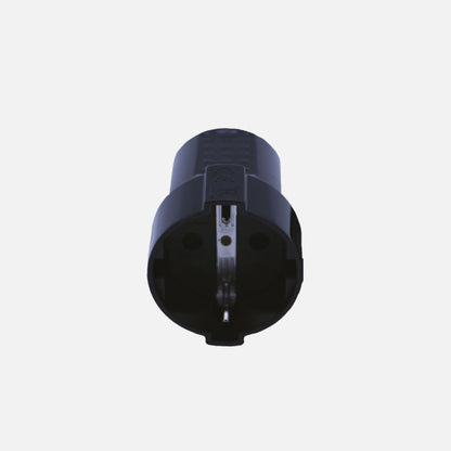 Eco Base Aerea Retractil Mod1 2p+e 16a 230v Negra 5x4x6cm