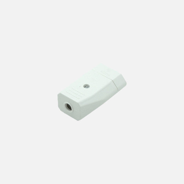 Eco Base Aerea Retractil Mod3 2p+e 10a 230v Blanca 2x4x6cm