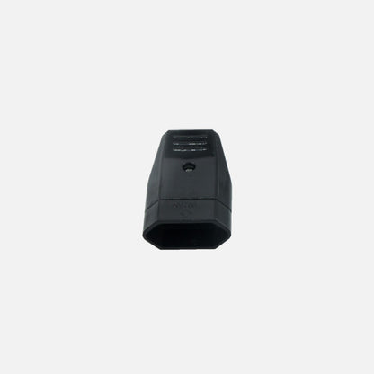 Eco Base Aerea Retractil Mod3 2p+e 10a 230v Negra 2x4x6cm