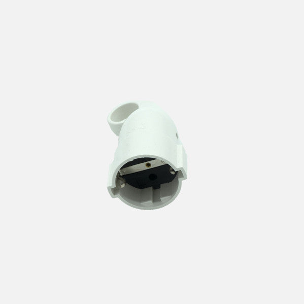 Eco Base Aerea Retractil Mod4 2p+e 16a 230v Blanca 5x4x10cm C/anilla Tirador