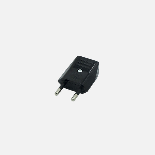 Eco Clavija Retractil Mod5 2p+e 10a 230v Negra 2x3,5x6cm