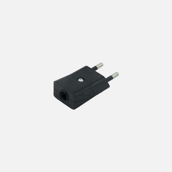 Eco Clavija Retractil Mod5 2p+e 10a 230v Negra 2x3,5x6cm