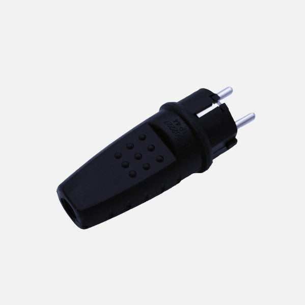 Eco Clavija Retractil Mod7 2p+e 16a 230v Negra Ip44 4x4x11cm