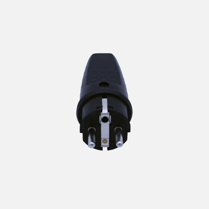 Eco Clavija Retractil Mod7 2p+e 16a 230v Negra Ip44 4x4x11cm