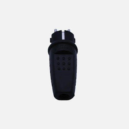 Eco Clavija Retractil Mod7 2p+e 16a 230v Negra Ip44 4x4x11cm