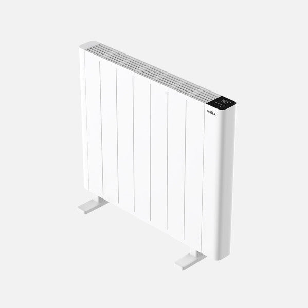 Emisor Termico De Aluminio Point Blanco 1500w 3modos Prog.7dias Tactil Protecc.antivuelco 58x67x8cm
