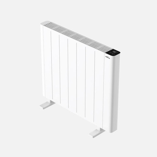 Emisor Termico De Aluminio Point Blanco 1500w 3modos Prog.7dias Tactil Protecc.antivuelco 58x67x8cm