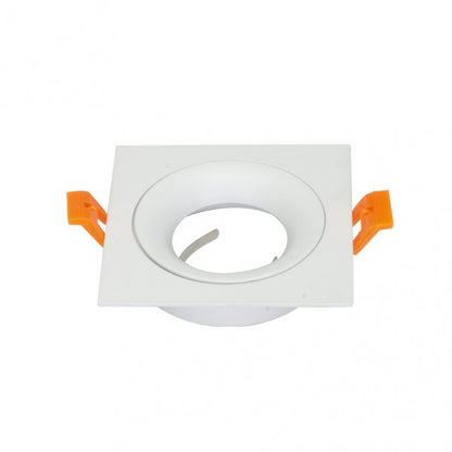 Empotrable Anou 1xgu10 Cuadrado Blanco 2x9,2x9,2 Cm 8 De Corte. C/Portalampara