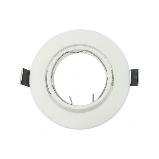 Empotrable  Orient. Magura 1xgu10  Red. Blanco Mate 2,5x9x9 Cm Corte 6 Portalamparas Incluido