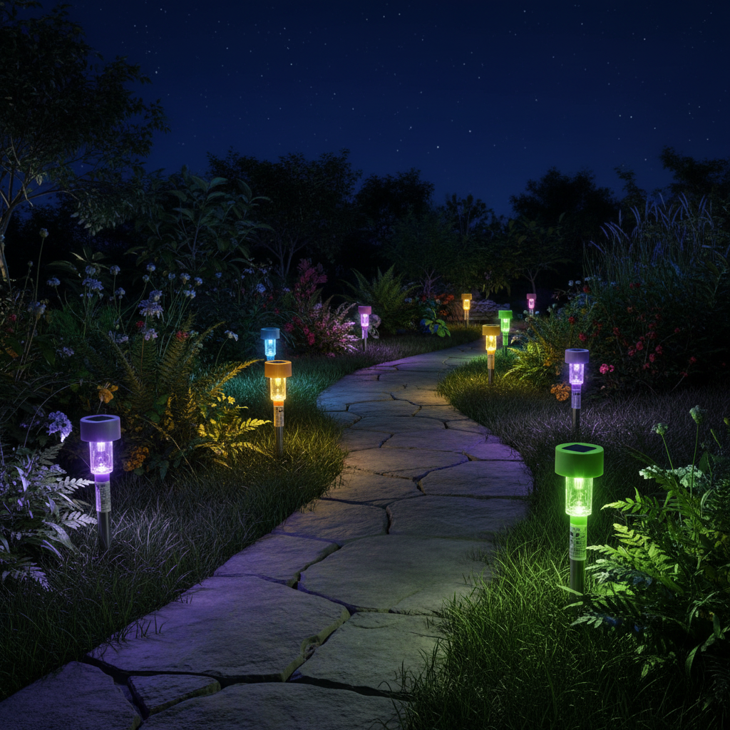 Estaca Solar LED Sopla 0,06W IP44 Colores Decorativa Jardín Strühm | Suministros Figmar