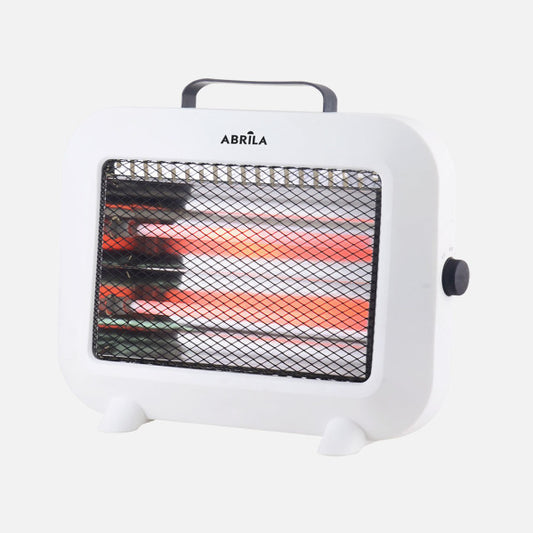 Estufa Elect.cuarzo Zorita 800w Blanco 2pot.tacto  Frio, Antivuelco, Asa 25x32,5x10,5cm