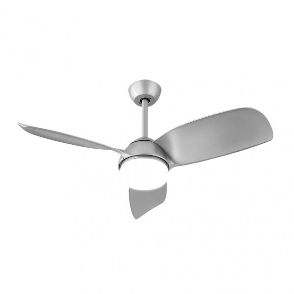 Fan 24w Dc Haur Silver 3 Asp.6 Veloc.107d 2 Tijas C/remote, Memory And Temp.3000-4000-6000k