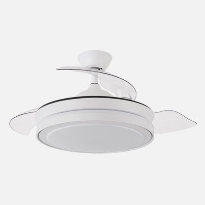 Fan DC Esparta Mini White 59w 6980lm 3 Pull-out Blades 91d 3000-4000-6000k Remote+Timer+Memory