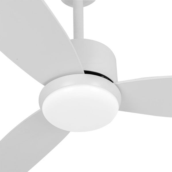 Fan Dc Genil 24w White 3blades 6vel 132d 2424 Lm 3000-4000-6500k Remote+timer+memory