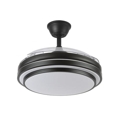 Fan DC Ibe 59w 6980lm Black 3 Pull-out Blades 107d 3000-4000-6000k Remote, Memory and Timer