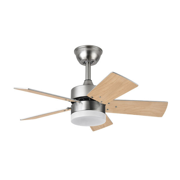 Fan Dc Marta 36w Nickel 5 Blades Rev. There is/silver 41x76d 3060lm C/ Remote, Memory And Timer 3000k,4000k,6000k