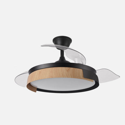 Fan DC Provenza 72w 7200lm Black/Beech 3 Pull-out Blades 36/51x50/107d.3 Colours, Remote, Timer, Memory