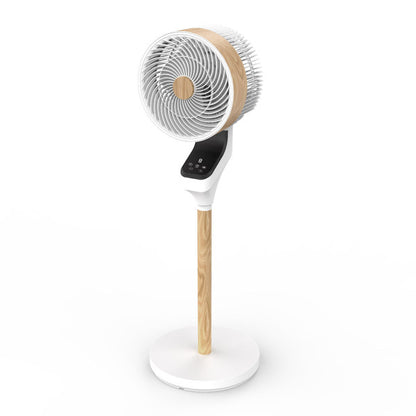 Floor Fan Bizancio White/Beech 50w 3-Speed 95x30x30 Oscillating,Touch Display,Remote,Timer