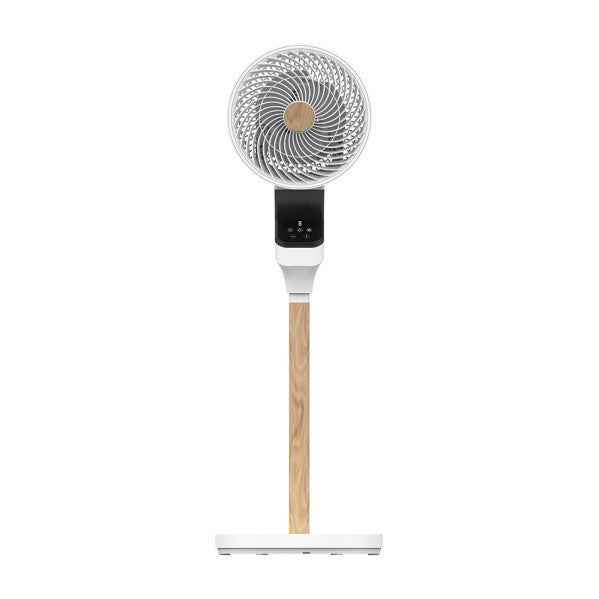 Floor Fan Bizancio White/Beech 50w 3-Speed 95x30x30 Oscillating,Touch Display,Remote,Timer