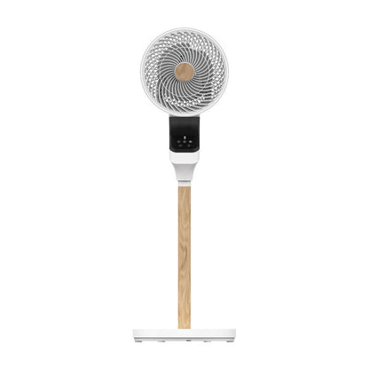 Floor Fan Bizancio White/Beech 50w 3-Speed 95x30x30 Oscillating,Touch Display,Remote,Timer