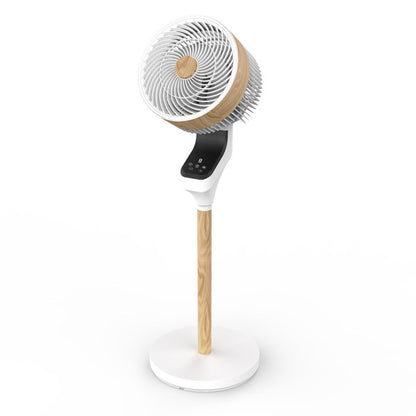 Floor Fan Bizancio White/Beech 50w 3-Speed 95x30x30 Oscillating,Touch Display,Remote,Timer