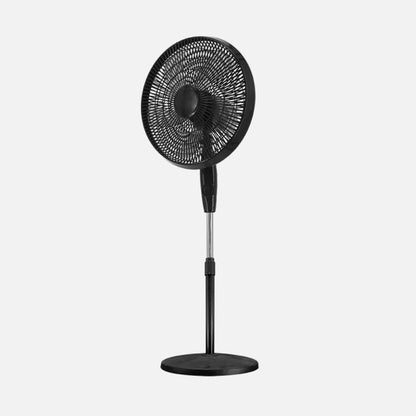 Pedestal Fan Escudero Black 3vel 45w 5asp 40d Fixed/rotat.adjustable Regx40x40cm