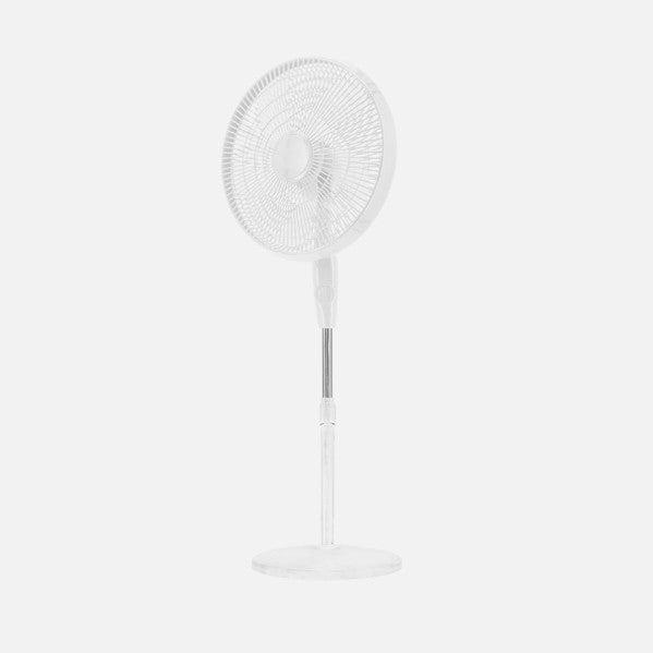 Pedestal Fan Escudero White 3vel 45w 5asp 40d Fixed/rotat.adjustable Regx40x40cm