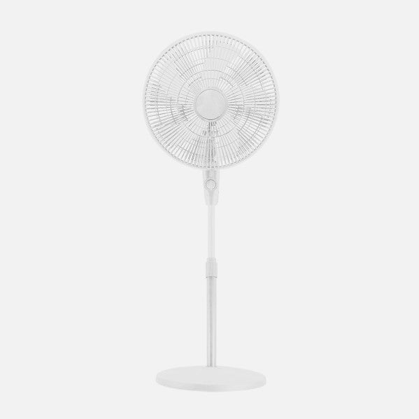 Pedestal Fan Escudero White 3vel 45w 5asp 40d Fixed/rotat.adjustable Regx40x40cm