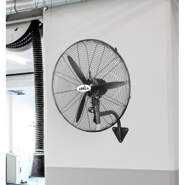 Fan Wall Indust.borrasca Black 3speeds 280w 3 Blades Fixed And Rotatory 90x81x30cm
