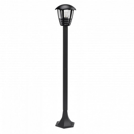Farola Exterior Aluminio Alnilan 1xe27 Negro Ip44 94x18x18 Cm