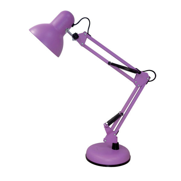 Flexo Articulado Viar 1xe27 Morado 55x12,5x14cm